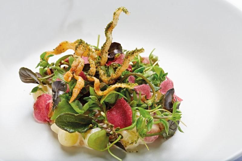 Kartoffelsalat med chips