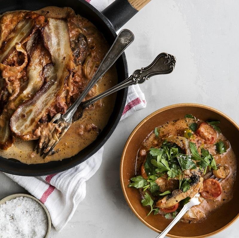 Koteletter i fad (foto: Chris Tonnesen)