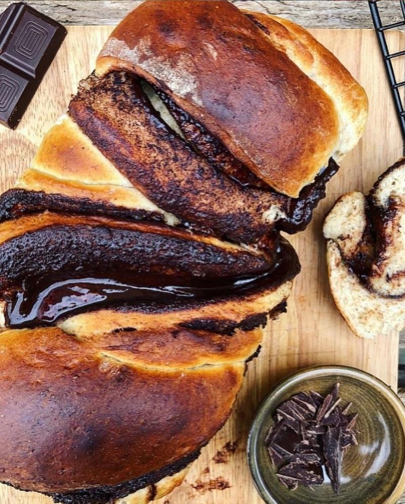 Bananbrød med chokolade