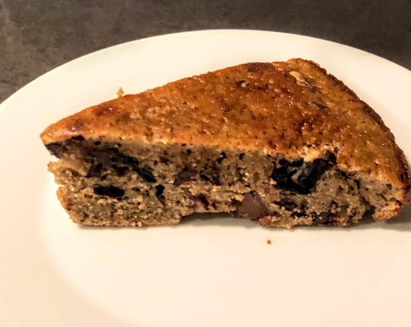 Banankage med chokolade og oreos
